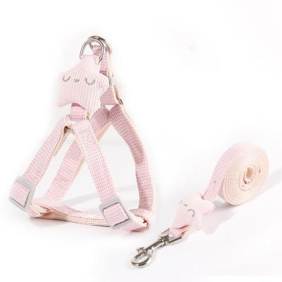 China Cheap Plaid Design Quick Release Leash Collar Factory Pet Dog Pet Collar Walking Leash for sale