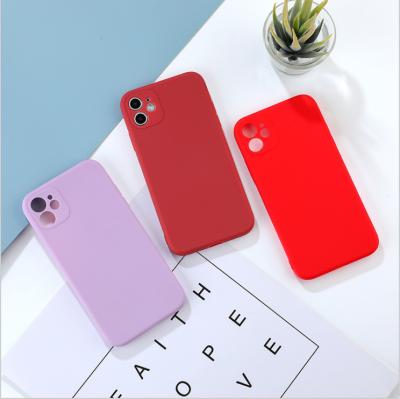 China Anti-Drop New Arrival Rainbow Color Liquid Silicone Phone Case For iPhone 12 Pro X Max XS XR 6 6 Plus Cell Phone 6S 7 8 Protect Case for sale