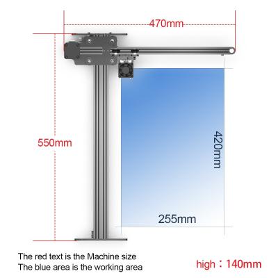 China Air Cooled Laser Engraving Desktop Engraver Carving Cutting Machine CNC DIY 3d Laser Engraving Machine for sale