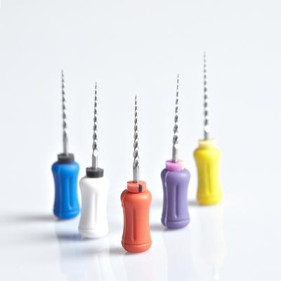 China Endodontic File Nitinol Mix Set 1Pack (6pcs) 19mm 25mm Root Canal Niti Files Rotary Hand Dental Use for sale