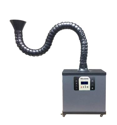 China Fume Mini Soldering Welding Pure Air System Portable Fume Extractor Single Arm Dust and Fume Purifying and Filtering Collector for Lab for sale