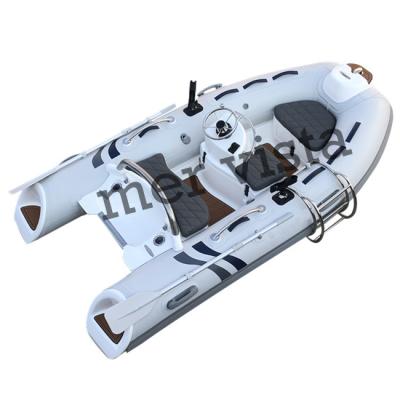 China Speed Racing PVC/Hypalon 300cm Fiberglass Rigid Hull Inflatable Boat Made in China for sale
