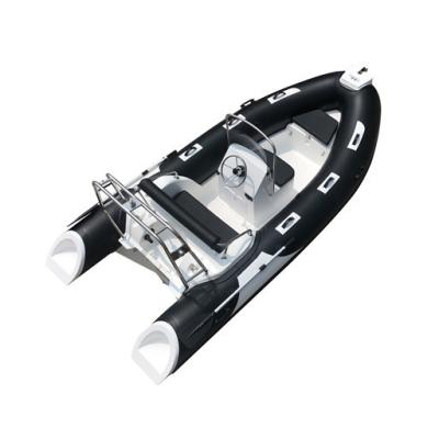 China Speed Racing Boat China PVC Foldable Inflatable Speed Boat Rib 420 for sale