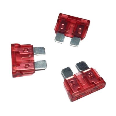 China Medium Size Automotive Car Fuse 3A 5A 10A 15A 20A 30A 40A 100A 12V 24V Mini Size for sale