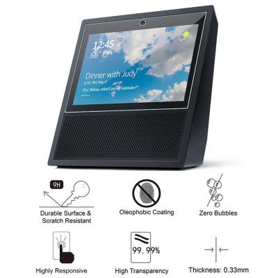 China PC/Notebook In Stock 0.33mm 9H 2.5D Tempered Glass Screen Protector For Amazon Echo Show Flim for sale