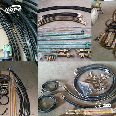 Chine Pièces de rupture de l'excavateur tuyauterie flexible tuyau rigide tuyau d'acier assemblage tête pièces tuyauterie de soudage à vendre