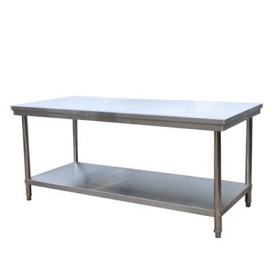 Chine Canteen / Hotel / Restaurant Food Preparation Works Table Stainless Steel Best Quality Knocked-Down à vendre