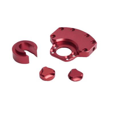 Chine Pièces de usinage de fraisage de usinage de centre de pièces de commande numérique par ordinateur d'aluminium anodisées par rouge à vendre