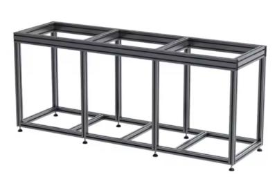 Cina Profili di alluminio personalizzati Edificio sistema acquario scaffalature telaio industria scaffalature in alluminio vasca da pesce vasca da piscina scaffalatura da pesce display vasca da pesce in vendita