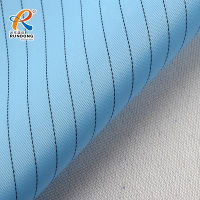 China Factory waterproof products hot sales T/C 65/35 32/2*32/2 cotton and polyester twill anti-static fabric for work wear and uniform for sale