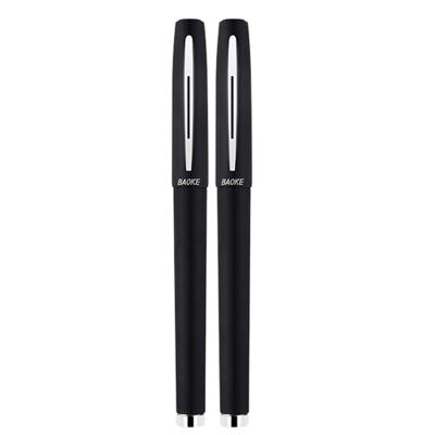 China Rubber Gel Pen Barrel Antibacterial 0.7mm Normal Pen Black Ink for sale