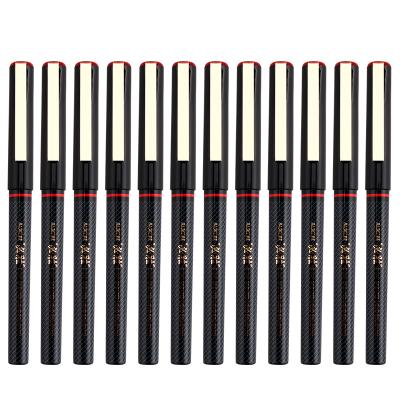 China Fluently Writing Baoke Gel Roller Pen Metal Clip Gold Clip Roller Pen with 0 Liquid 5mm Tip Rollerball Pens for sale
