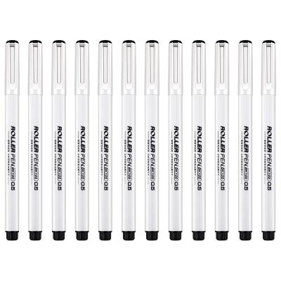 China Fluently Writing Baoke Carbon Roller Pen 0.5mm Smooth Trackball Pen With Durable Stainless Steel Tip for sale