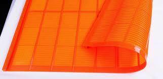 China Abertura de Mesh With los 0.15m de la pantalla del poliuretano del rectángulo 95A en venta