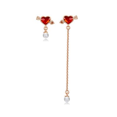 China 925 Women Silver Earrings Crystal Statement Earrings Wholesale for sale