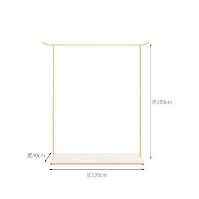 China Retail Store Stainless Steel Clothing Store Furniture Clothes Rack for sale