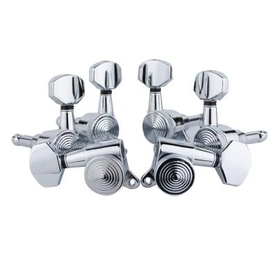 China Guitar Locking Tuners Custom Chrome 3R3L Locking Tuners Machine Heads Keys Guitar Tuning Pegs for Electric Acoustic Guitar Parts for sale