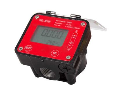 China Precision Aluminum Speed High Life Electric Magnetic Flow Meter For Gasoline Diesel Fuel/Machine/Lubricate Hydraulic Oil for sale