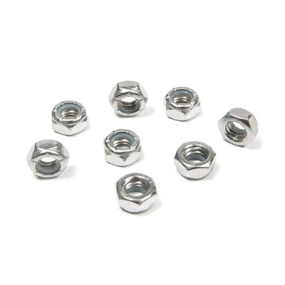 China UNC acero inoxidable hilo fino hex de nylon inserción cerradura nuez 100% de control y asequible en venta