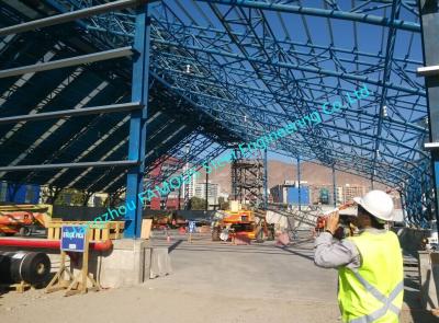 Chine Atelier lourd et entrepôt de structure métallique de grues de pont aérien à vendre