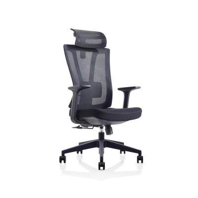 China Moderne Design Mesh kantoorstoel met 3D-metalen handgreep en premium nylon wielen Te koop