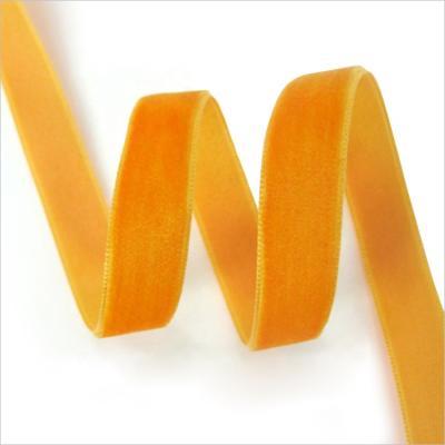 China Wholesale Custom Solid Color Stretch Velvet Colored 100% Nylon Wide Ribbon Viable for sale