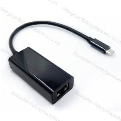 China COMPUTER Wholesale USB Type C to RJ45 LAN Network Ethernet Gigabit Hub Converter Adapter Type C to Ethernet Adapter for sale
