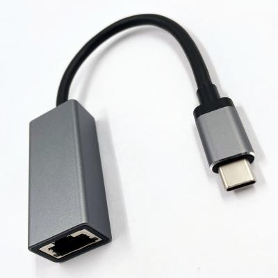 China COMPUTER 3.1 USB C to Lan Adapter Type C to RJ45 Gigabit Ethernet Adapter Network Adapter for Phone Router Laptop Wall Plug Tablet for sale