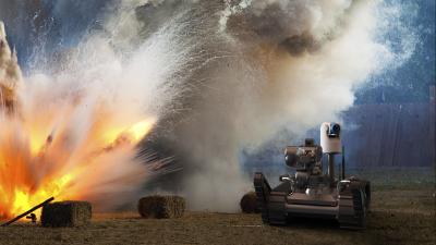 Chine 70*49*18 Robot Eod militaire Performance inégalée Largeur de tranchée transversale de 400 mm à vendre