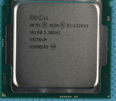 China 8MB Intel Xeon E3 1200 v3 / Intel Quad Core CPU E3 1226 v3 3.30 GHz for sale