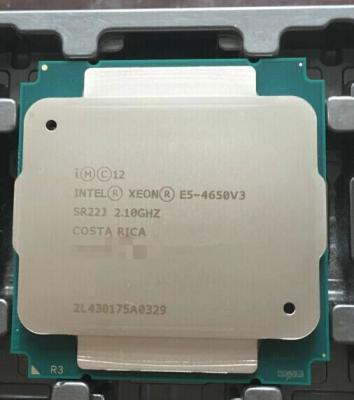 China 30M Intel Xeon E5 12 Core E5 4650 v3 2.10 GHz 5 GT / s DMI SR22J for sale