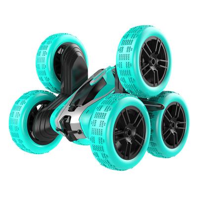 China Electric Car Stunt Car 6 Wheel Remote Control Double Sided Auto Return Stunt Car 6 Wheel High Speed Off-Road Stunt Truck RC Stunt Toys for sale