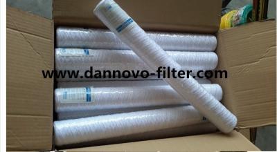 China 30 inch 5 micron String Wound PP Cotton Water Filter Cartridge For Sediment Filter for sale