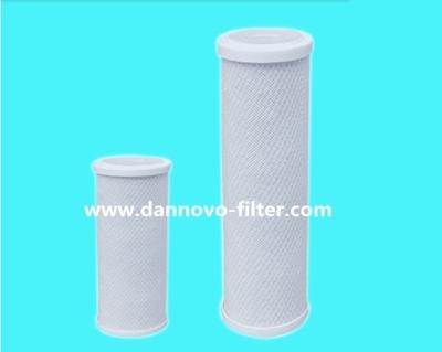 China 10“ CTO Coconut Shell Activated Carbon Block Water Filter Cartridge for sale