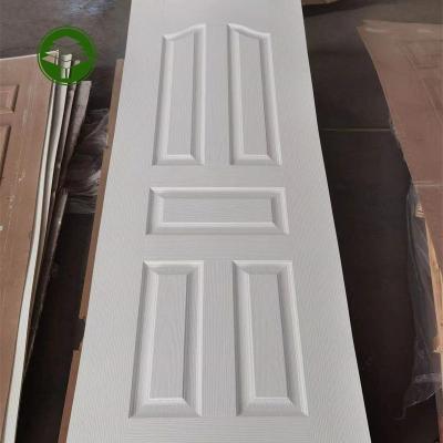 China Decoration 3mm White Primer painting door skin melamine door skin for sale