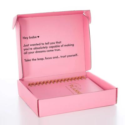 China Custom Planner A5 Spiral Pink A5 Weekly Undated Wellness Goal Journal Diary Planner Agenda Notebook For Gift for sale
