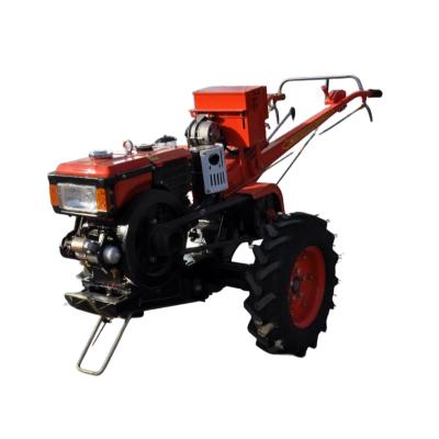 China 8HP 10HP 12HP 15HP 18HP Two Wheels Walking Hand Tractor with Rotary Tiller Rotovator Mini Tractor for sale