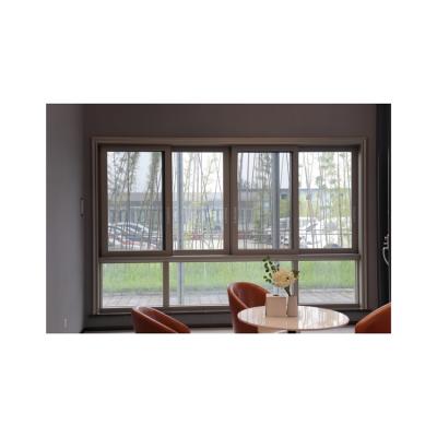 China High Quality Aluminum Sliding Folding Screen Minimalism Narrow Frame Glass Sliding Window for sale