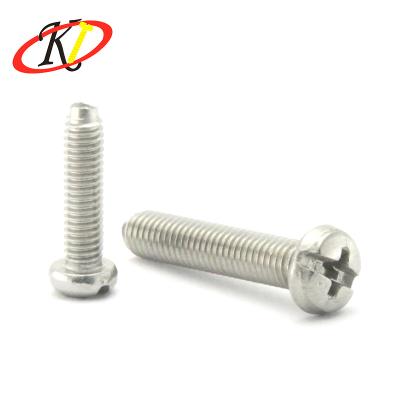 China Chinese Manufacturer Oukailuo Stainless Steel Good Anti-Corrosion Ability Phillips/Combo Drive Pan Head Machine Screws for sale