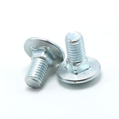 China Popular Carbon Steel Large Umbrella Head Ribbed Neck Hot Dip Galvanized Bolt for sale
