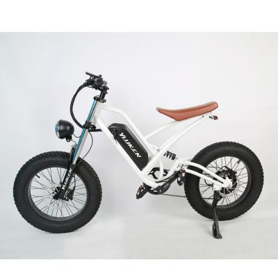 China New Steel E-Bikes 500W High Speed 13Ah Battery Big 20 Inch Fat Tire 48V E-Bike Electric Bicycle for sale