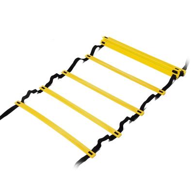 China PP+Nylon Ring Custom Sports Rubber Speed Adjustable Agility Ladder for sale