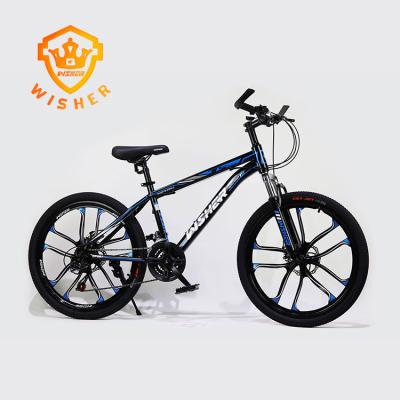 China Street China 24/26 Inch 21 Speed Mountain Bike Magnesium Alloy Wheel Steel Frame High Carbon Shock Absorption Mountain Bike for sale