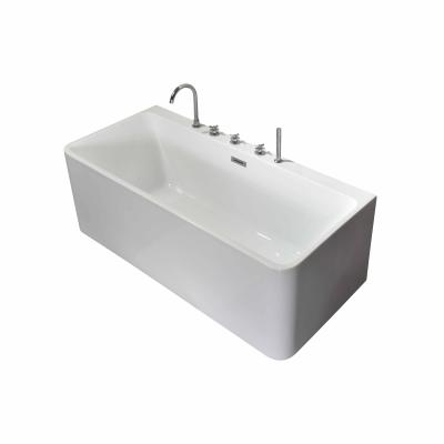 China Latest Product Sales Top Standard Vintage Acrylic Resin Freestanding Gold Freestanding Bathtub for sale