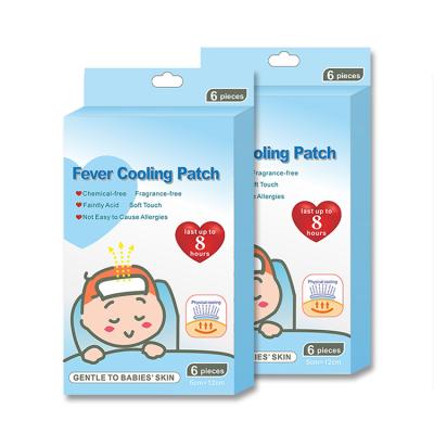 China Apply to forehead neck and other affected areas made of China top quality Cooling Gel Baby Correction ISO9001 Fever Patches Cooling Cooling Gel for sale