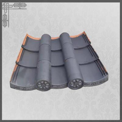 Chine Temple japonais en céramique 310mm de tuiles de toit de style asiatique traditionnels à vendre