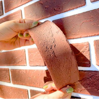 China Lichtgewichtmcm Materiële Flexibele Keramische tegelsbaksteen voor Buiten Binnenlandse Muurbevloering Te koop
