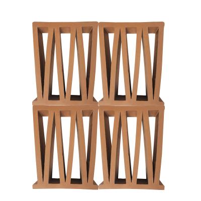 China Terracotta Breeze Block Mold M Shape Wall Panel Interior Decorative Fire Bricks For Exterior Perforated Decoration Design for sale