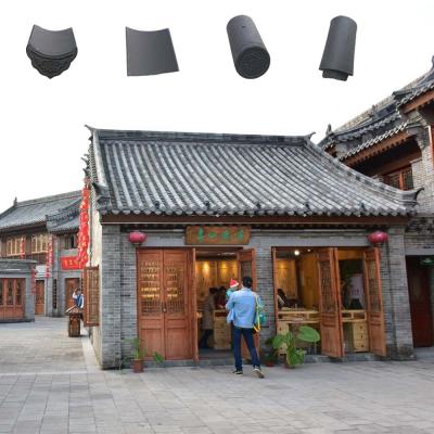 China Traditional Chinese Temple Clay Roofing Tiles and Accessories 6% Water Absorption for Traditional Building Material Needs for sale