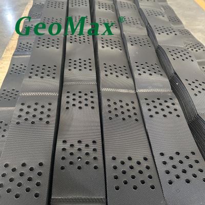 China BLACK HDPE GEOCELL 150MM HEIGHT 356MM WELDING SPACE FOR HEAVY-DUTY TRANSPORT INDUSTRIAL-GRADE LOADING for sale